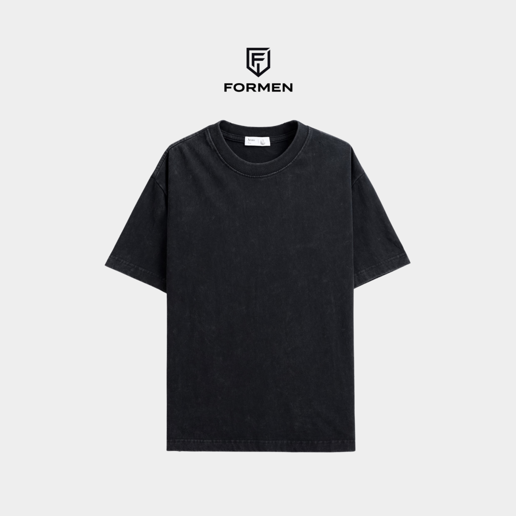 Áo thun nam basic đen - formen