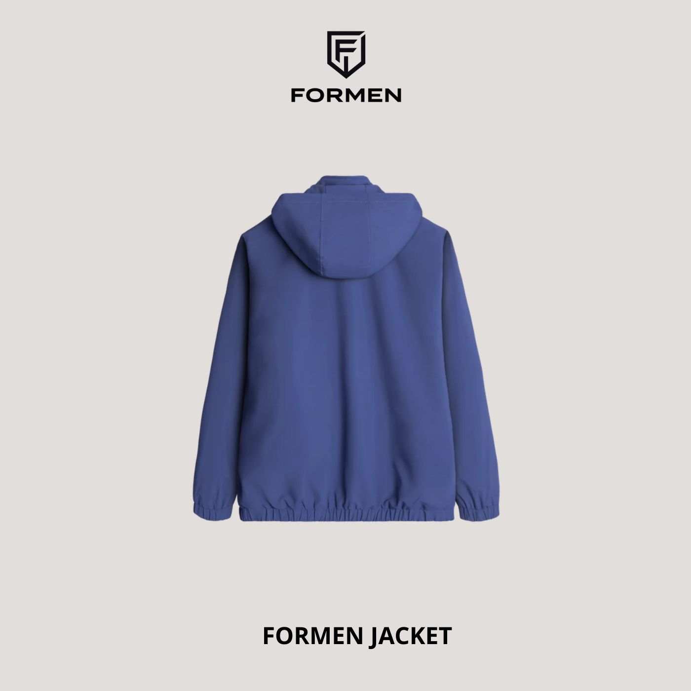 Áo Khoác Gió FORMEN 2 Lớp Mũ Tháo Rời