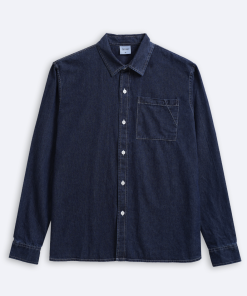 áo sơ mi dài tay xanh denim